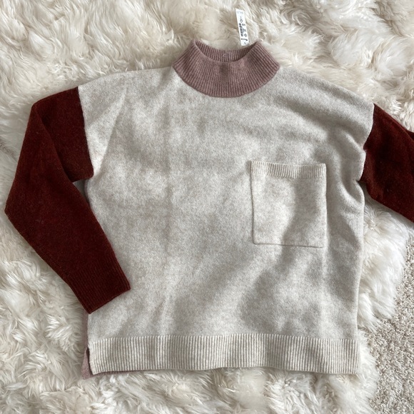 NWT madewell redmond mockneck pocket sweater XS - Picture 6 of 11